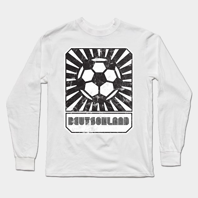 Deutschland Fussball Long Sleeve T-Shirt by Rayrock76